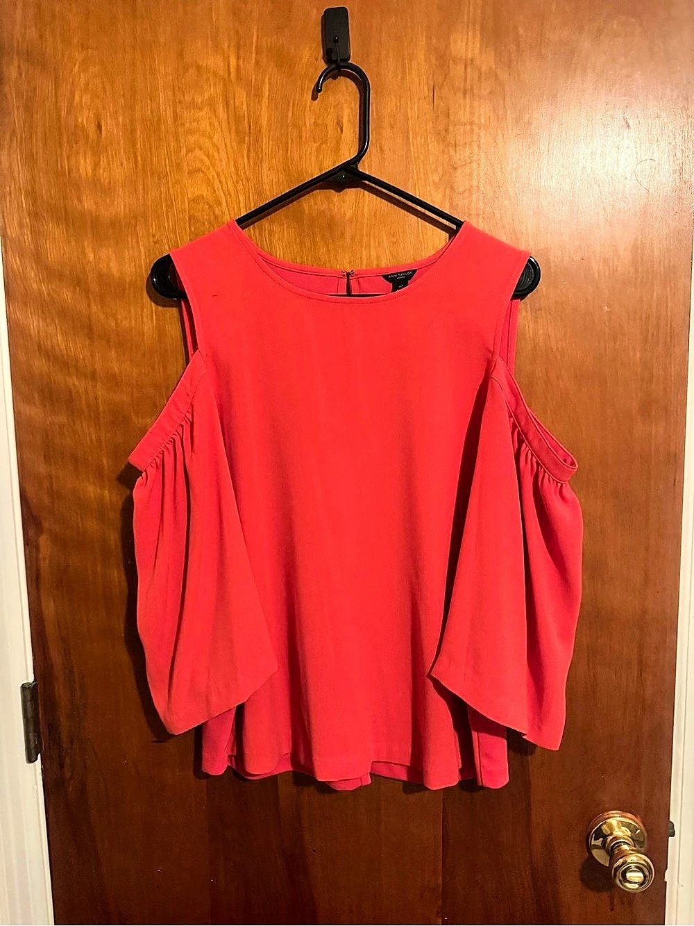Ann Taylor Cold-Shoulder Blouse
